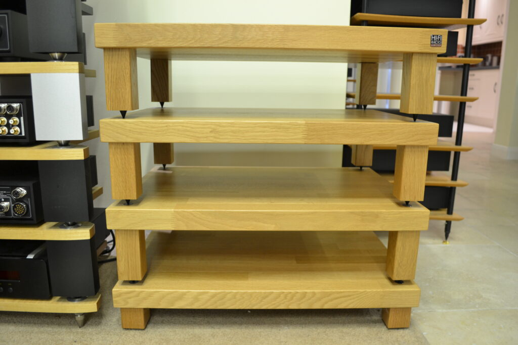 Hifi Racks Podium Reference Hi-fi Stand Oak - Cymbiosis